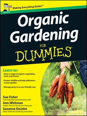 cover image of Organic Gardening for Dummies, UK Edition